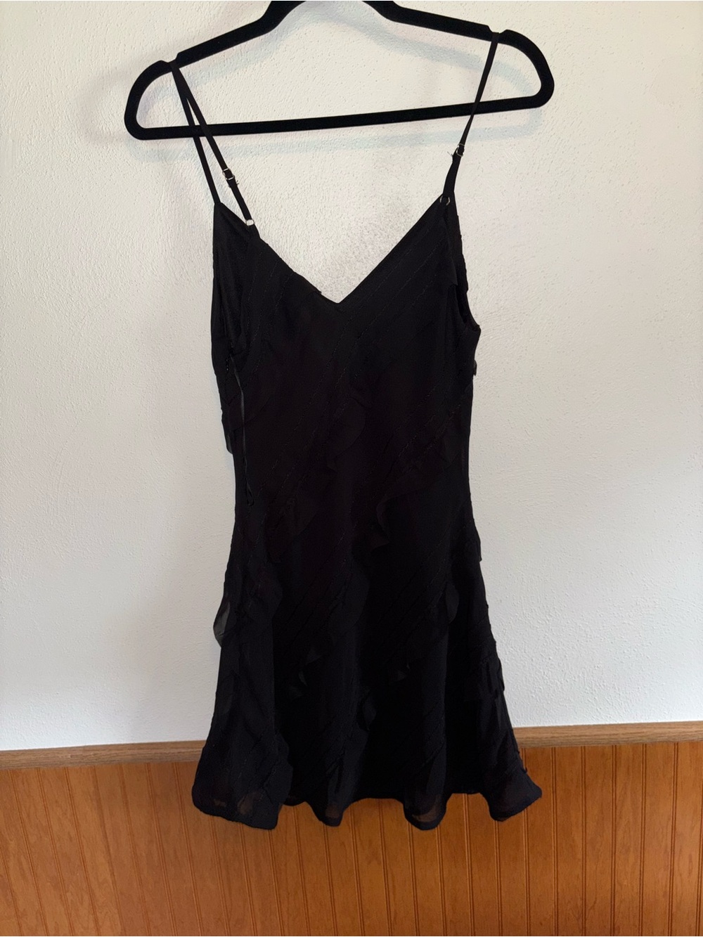 Princess Polly Summer Break Mini Dress Black size 6 NWT